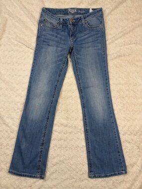 Rock 47 by Wrangler Women's Medium Blue Boot Cut Jeans